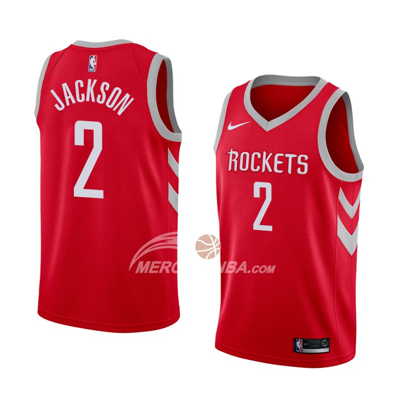 Maglia Houston Rockets Demetrius Jackson Icon 2018 Rosso
